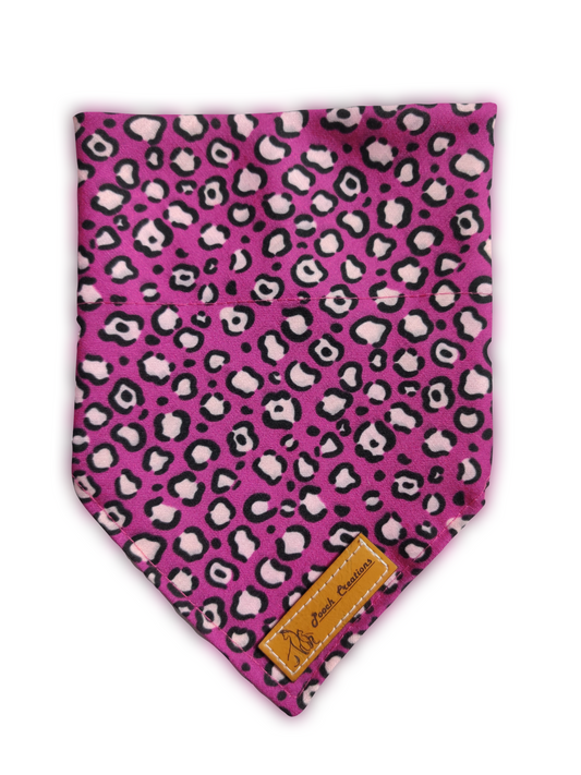 Purple Leopard Bandana
