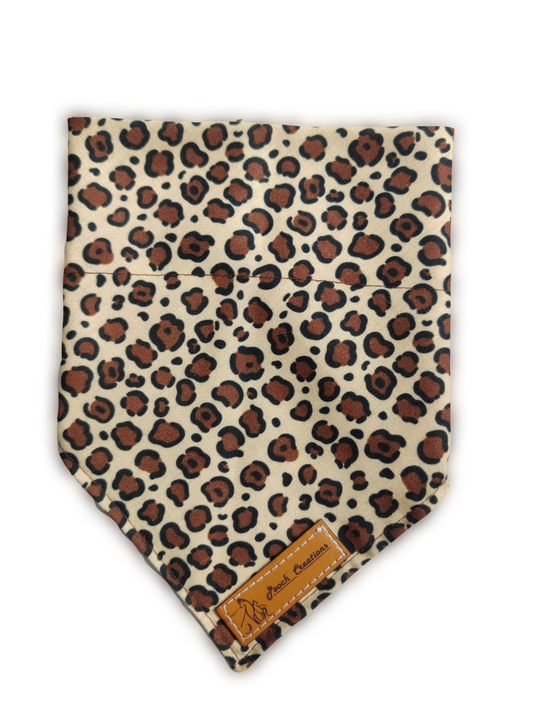 Brown Leopard Bandana