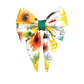 Sunflower Collar + Leash + Sailor Bow
