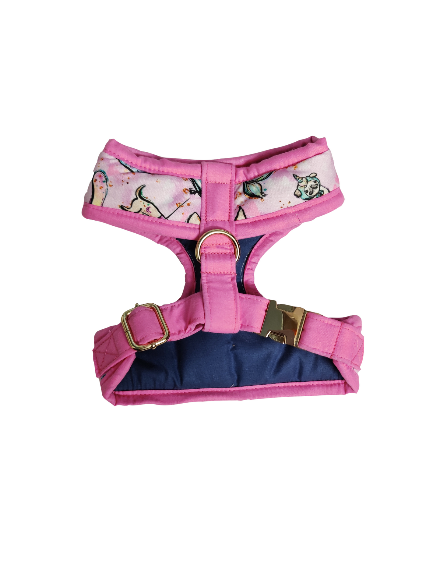 Unicorn Magic Harness + Collar + Leash + Classic Bow