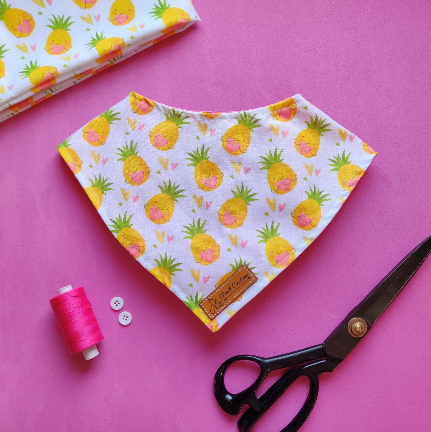 Pineapple in my Heart Bandana