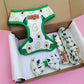 Avocado Harness + Collar + Leash + Classic Bow