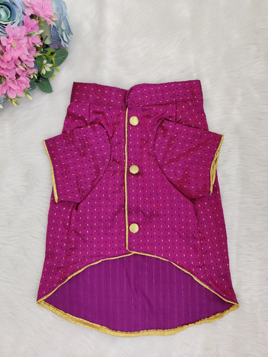 Purple Festive Kurta
