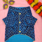 Blue Velvet Festive Kurta