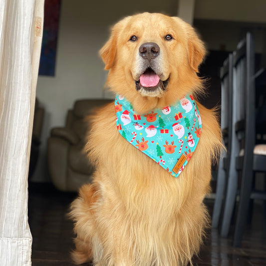 Santa and Reindeers Bandana