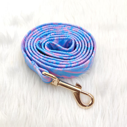 Marble Collar + Leash + Classic Bow