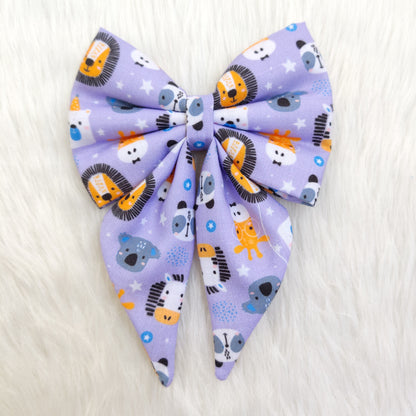 Kawaii Animal Collar + Leash + Sailor Bow