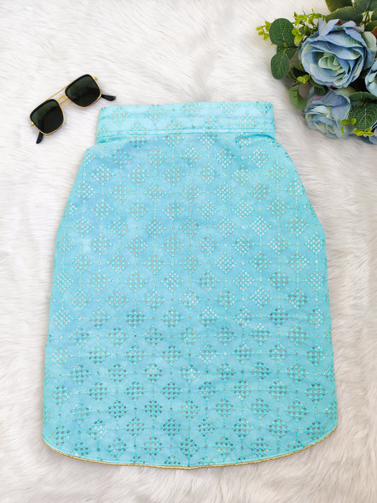 Sky Blue Festive Kurta