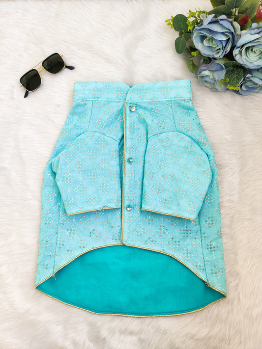 Sky Blue Festive Kurta